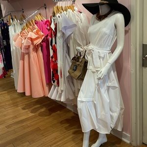 Samuel Dong White Dress